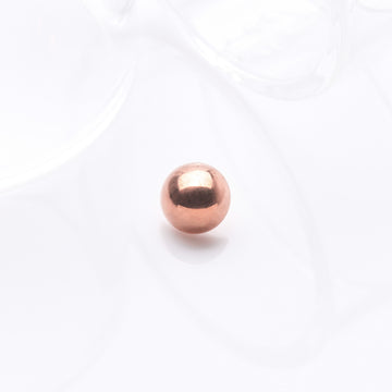Detail View 1 of Implant Grade Titanium Rose Gold Internally Threaded Basic Dome Top Part